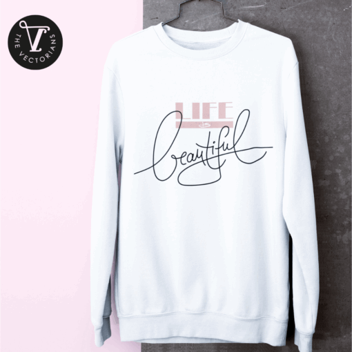 Plotterdatei Schriftzug Life is beautiful [Digital] – Bild 7