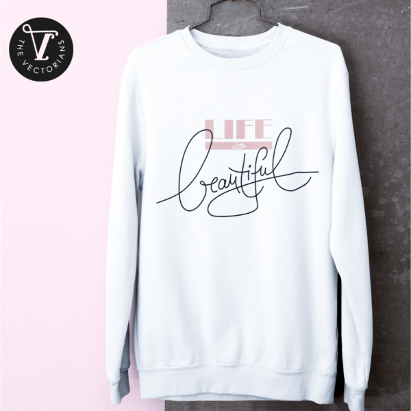 Plotterdatei Schriftzug Life is beautiful [Digital] – Bild 7