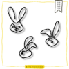 Plott- und Laserdatei LineArt Bunnys [Digital]