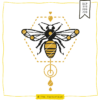 The Vectorians BEEautiful Beautiful Biene Schmuck Schneidedatei Plotter