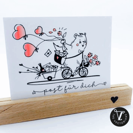Plotterdatei "Bär auf Fahrrad" [Digital] – Bild 2