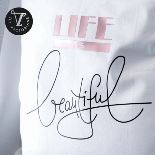 Plotterdatei Schriftzug Life is beautiful [Digital] – Bild 8