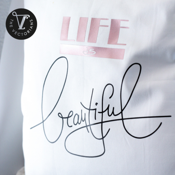 Plotterdatei Schriftzug Life is beautiful [Digital] – Bild 8