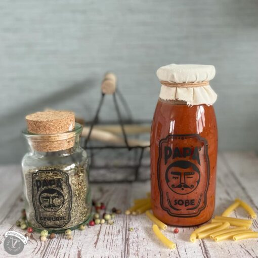 Plotterdatei Etiketten – Mama & Papa für Dips, Soßen & Gewürze [Digital] – Bild 6