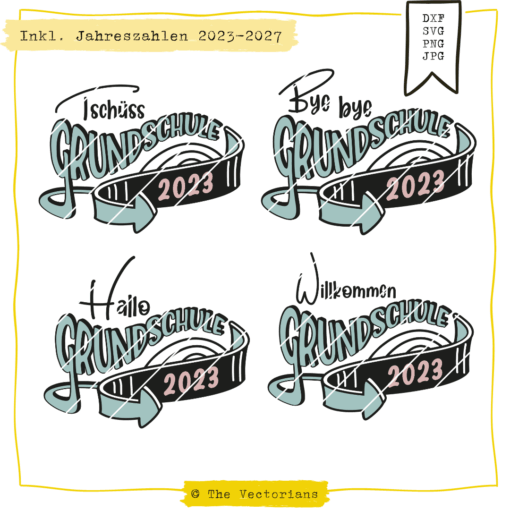 Grundschule Plottdatei Jahrezahlen 2023-2027