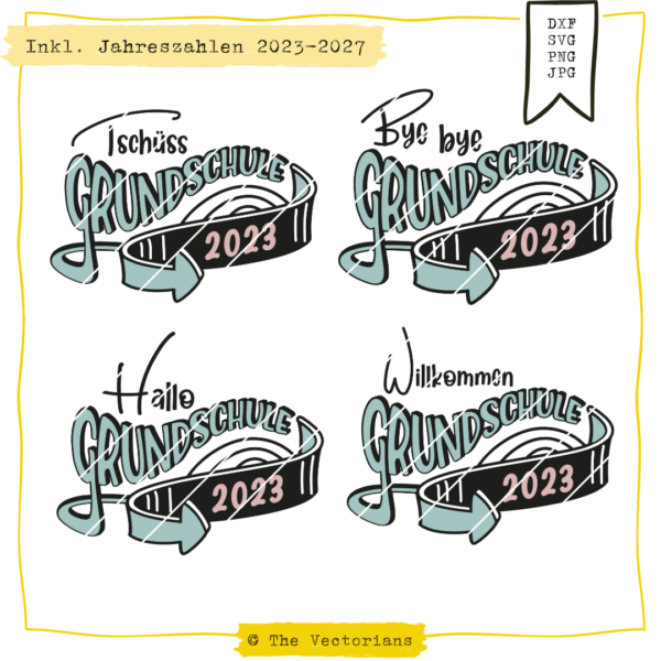 Grundschule Plottdatei Jahrezahlen 2023-2027
