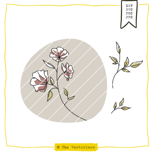 TheVectorians_Plotterdatei Sommerblume