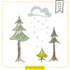 TheVectorians Plottdatei Digistamp Nadelbäume Bäume Wald
