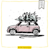TheVectorians Weihnachts MINI AUTO mit Tannenbaum auf dem Dach als Plotterdatei