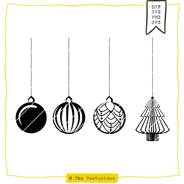 TheVectorians_plotterdatei_Weihnachtsschmuck