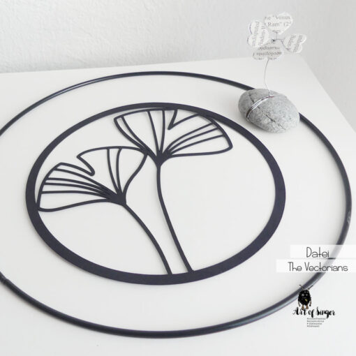 Blätterring Gingko -laserbar- [Digital] – Bild 3