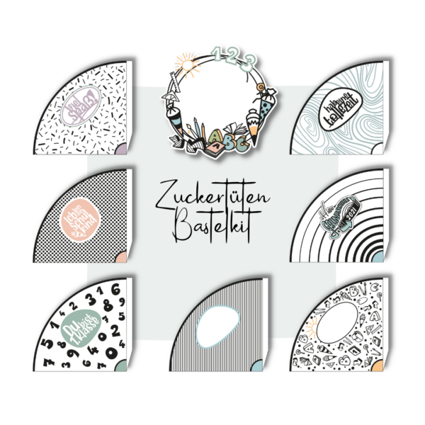 Zuckertütenbastel-Kit [Digital]