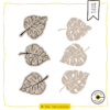 Laserdatei Monstera Blatt SVG DXF Deko Urban Jungle DIY Blattdeko zum Lasern – Monstera für Holz oder Acryl