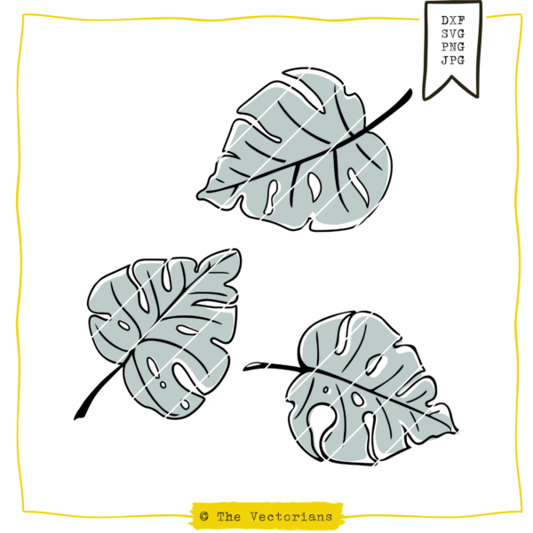 TheVectorians_Plotterdatei Monstera