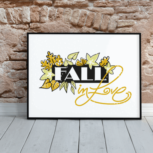 Plotterdatei Fall in Love [Digital] – Bild 2
