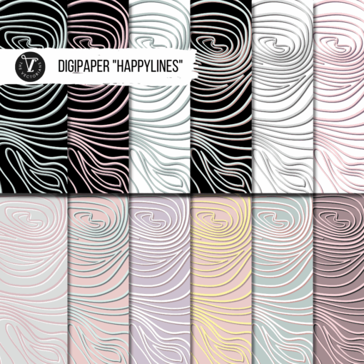 vectorians happylines digipaper [Digital]