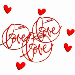 TheVectorians_with love_Ring_Kraftplex_ Laserdatei Plottdatei