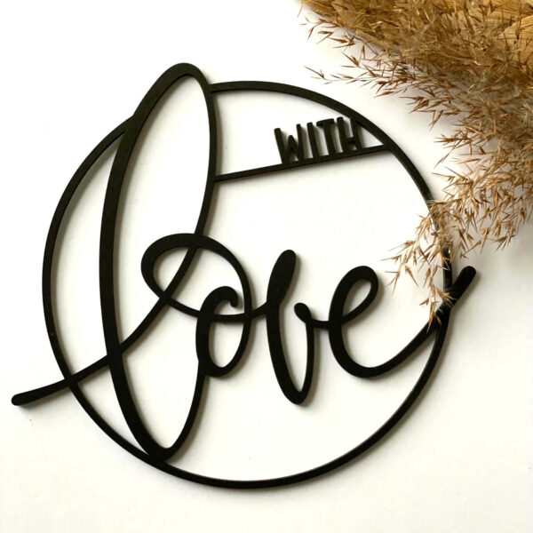 Plott- und Laserdatei "With Love" Ring [Digital] – Bild 4
