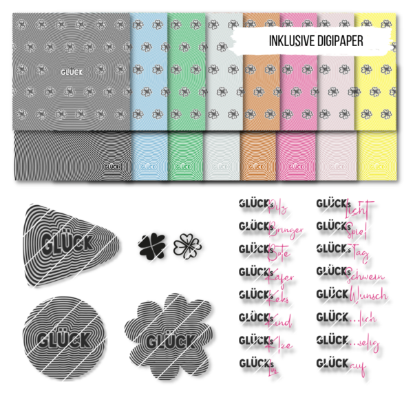 Glücks-Digipaper-Plott-Set [Digital]