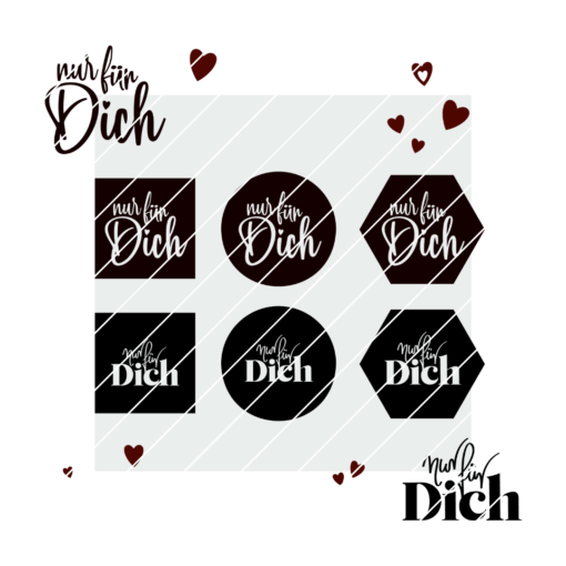 Nur für dich - Set mit Digipaper [Digital] – Bild 2