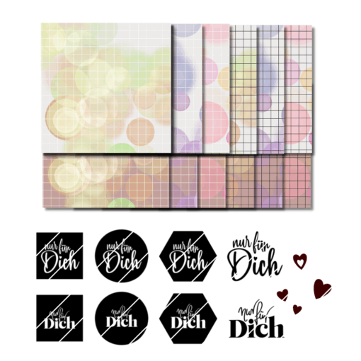 Nur für dich - Set mit Digipaper [Digital]