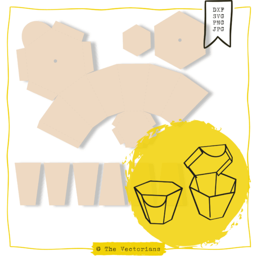 Plotterdatei Geschenkbox – Geschenkboxen und Verpackungen kreativ selbst gestalten The Vectorians