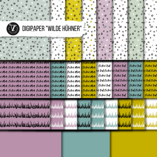 Wilde Hühner inkl. Digipaper [Digital] – Bild 2