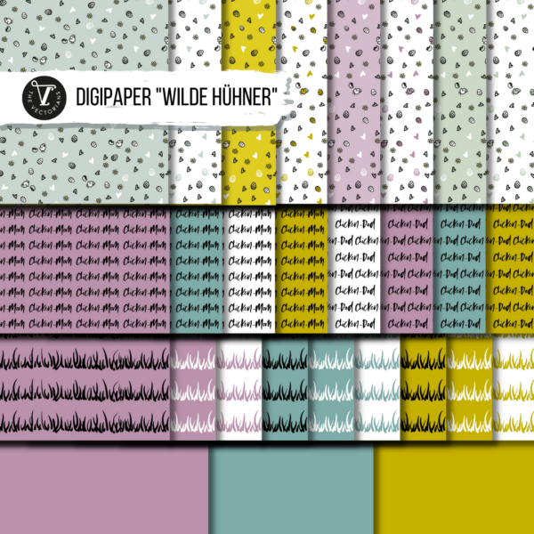 Wilde Hühner inkl. Digipaper [Digital] – Bild 2