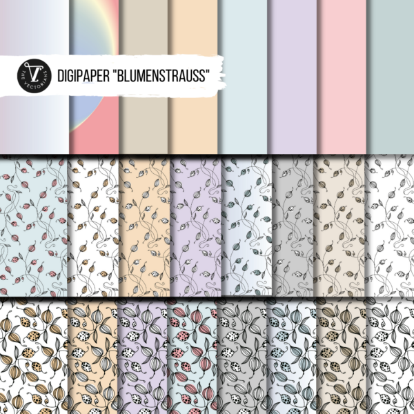 Digipaper Blumenstrauss [Digital]