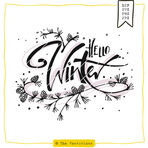 Plotterdatei Hello Winter [Digital]