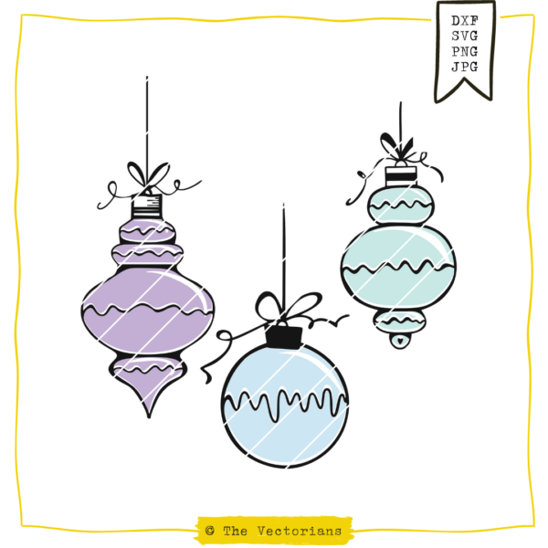 Plotterdatei "Christbaumkugeln" [Digital]