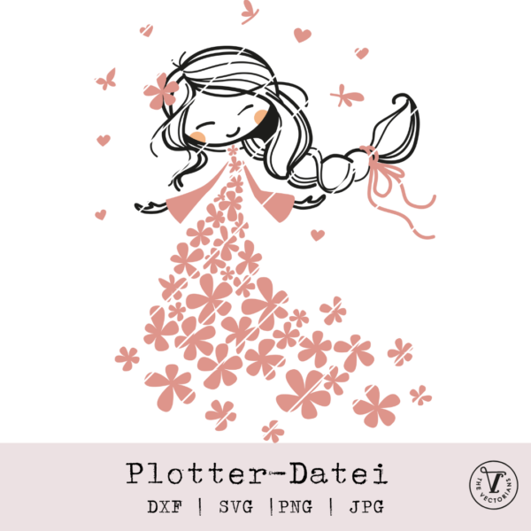 Plotterdatei "Frühlingsmädchen" [Digital] – Bild 2