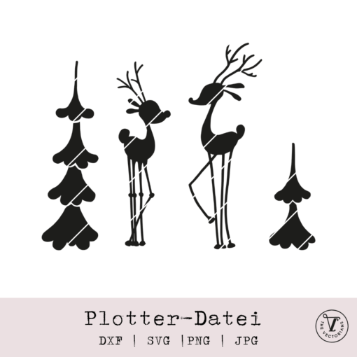 TheVectorians_Plotterdatei Rehe