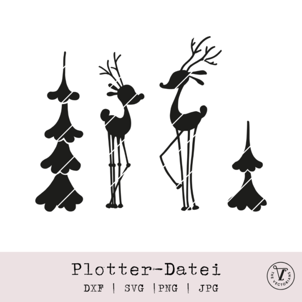 TheVectorians_Plotterdatei Rehe