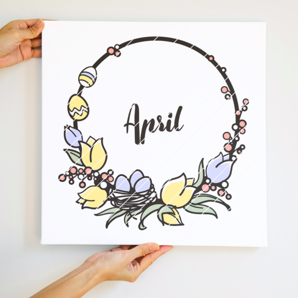 Plotterdatei "Aprilkranz" [Digital] – Bild 2