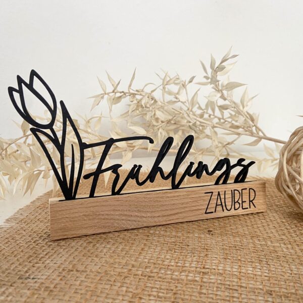 Frühlingsliebe Aufsteller-Set – Laserdatei für Oster- & Frühlingsdeko [Digital] – Bild 2