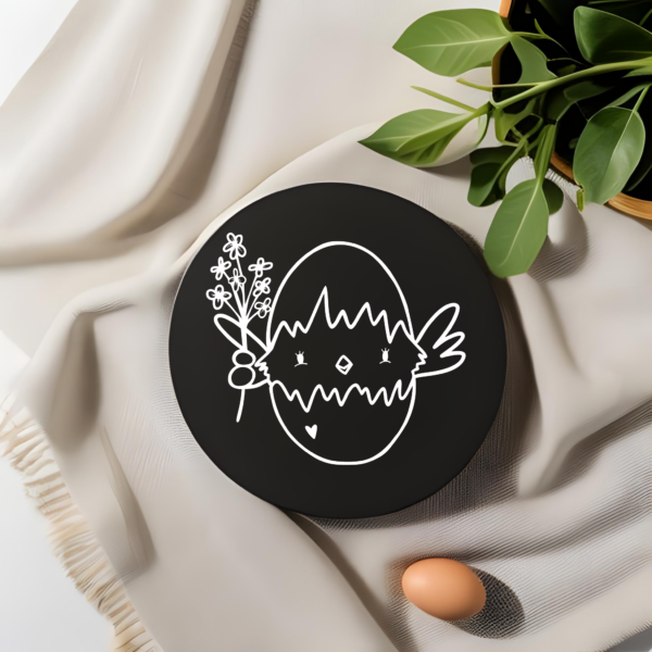 Küken Karla mit Blumenstrauß [Digital] – Bild 3