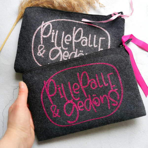 TheVectorians Pillepalle + Gedöns Filztasche Plotterdatei