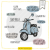 The Vectorians Vespa Moped Italien Plotterdatei