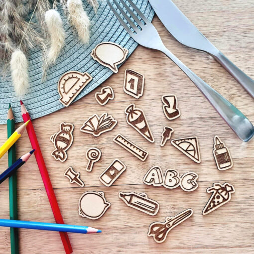 Einschulungs-Doodles zum lasern, gravieren und mehr [Digital] – Bild 4