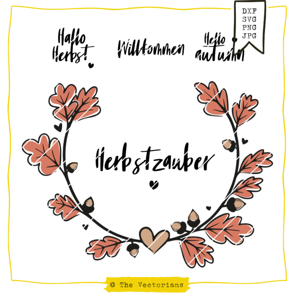 TheVectorians_Eichenkranz Plotterdatei