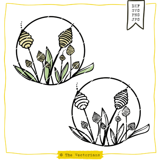 TheVectorians_Honigblume Plotterdatei