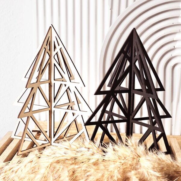 3D-Tannenbaum aus Holz The Vectorians