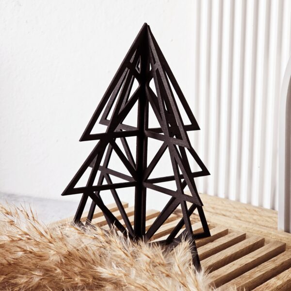 3D-Tannenbaum aus Holz – Moderne Weihnachtsdeko zum Zusammenstecken – Bild 2