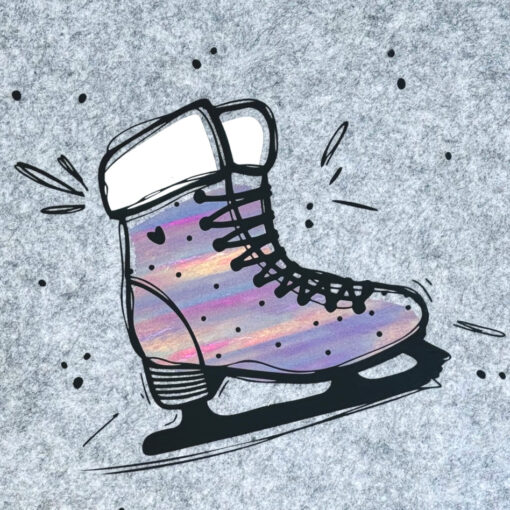 Schlittschuh – Plotter- & Laserdatei für winterliche DIY-Deko [Digital] – Bild 3