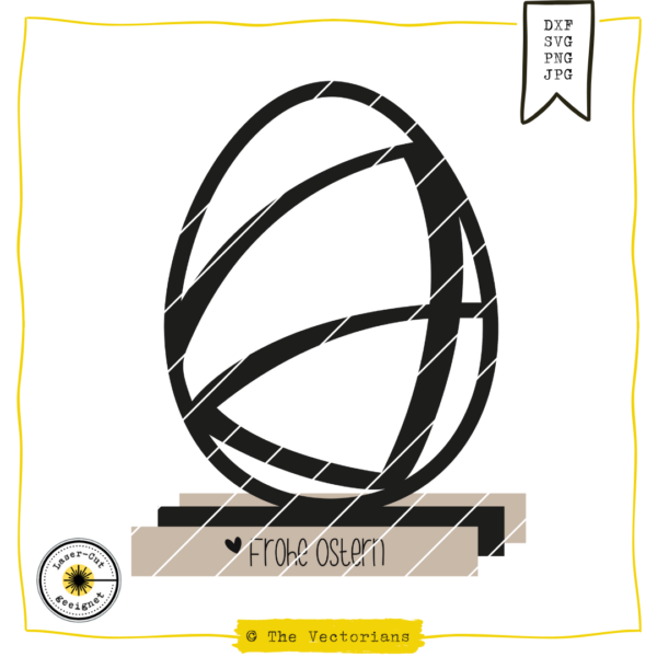 TheVectorians_Lasercut_Aufsteller_Ostereier #5