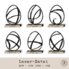 The Vectorians Laserdatei Osterei-Austeller-Set