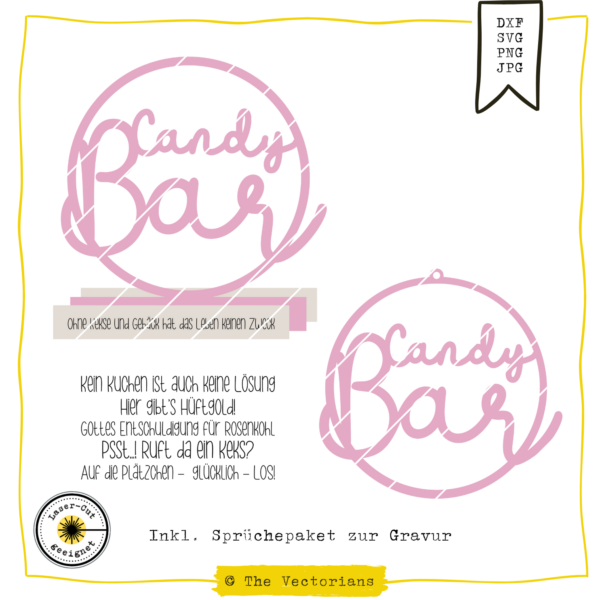 TheVectorians_Candybar_Aufsteller_Anhänger_Laser