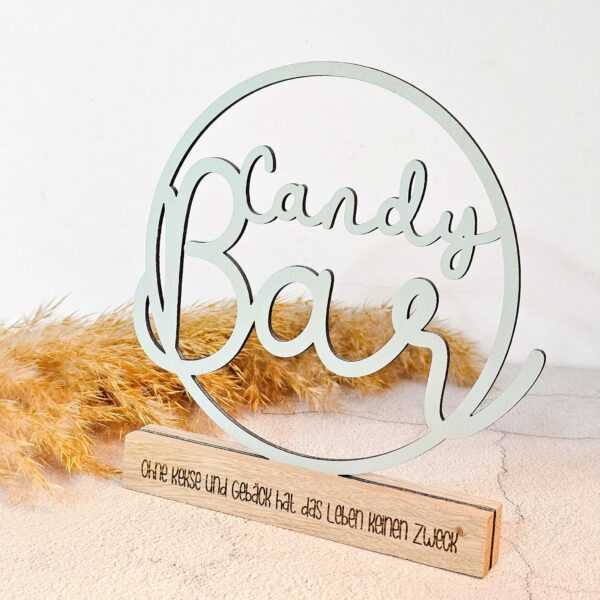 Candybar Aufsteller & Anhänger – Laserdatei für Hochzeit & Sweet Table [Digital] – Bild 3
