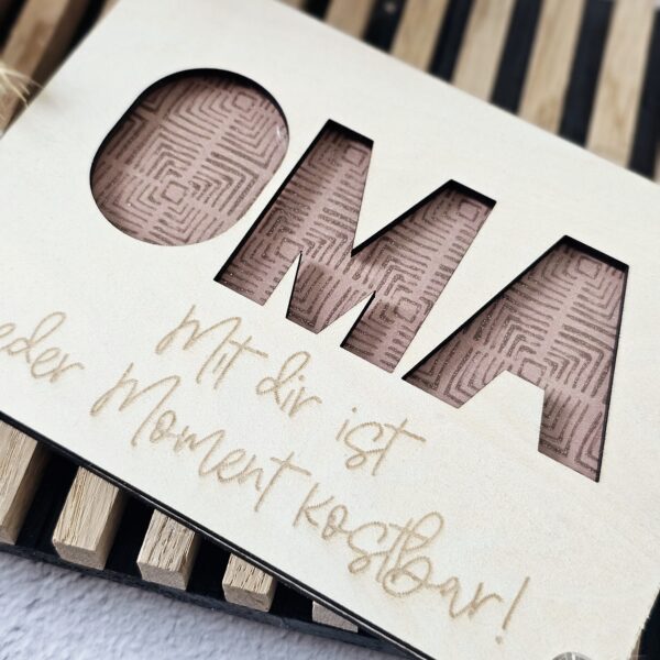 DIY-Karte für Oma – Einsteckkarten-Laserdatei [Digital] – Bild 2